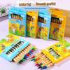 Newcomer Special: 3 Boxes of Children's Cartoon Sunflower Crayons - Non-Messy Art Oil Pastels