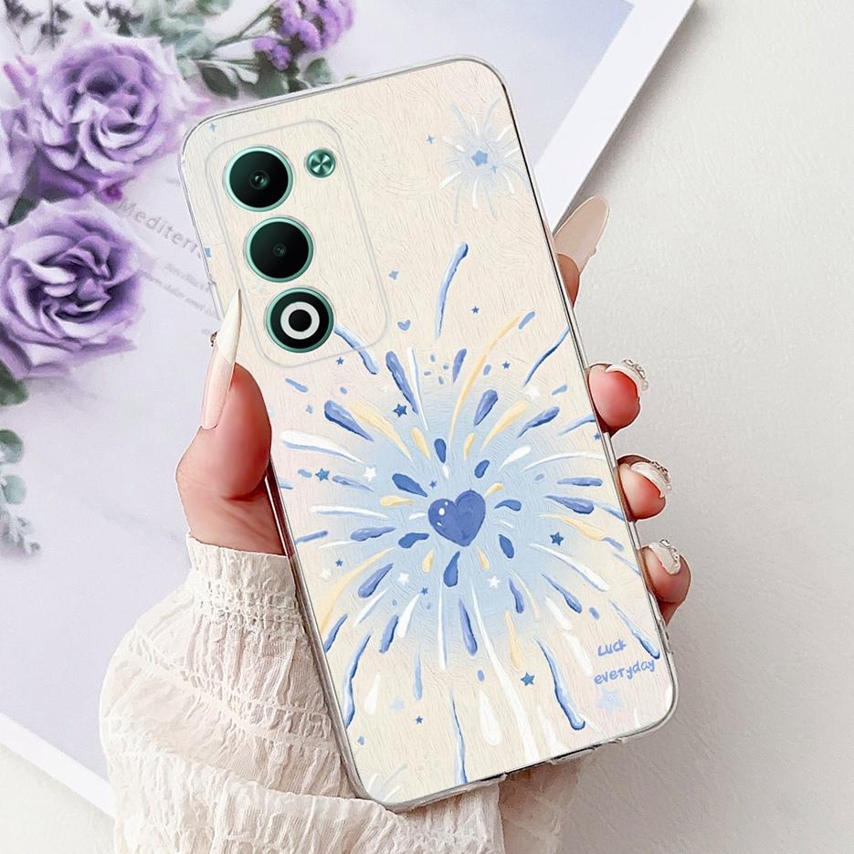 For Oppo A5 5G 2025 Case CPH2735 Luxury Fashion Painted Cover Soft Slim Phone Case For Oppo A5 Pro CPH2695 OppoA5 A5Pro 5G Shell