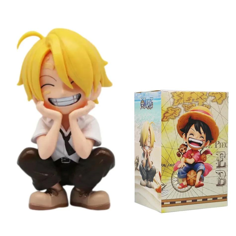 One Piece Портативный Луффи Зоро Портгас Д. Эйс Сидящая Ямато Q-Версия Модный Игровой Мультяшный Аниме Украшение для Автомобиля Периферийные Подарки
