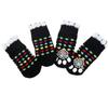 4Pcs Pet Cat Dog Floor Anti-slip Socks Autumn Winter Warm Soft Wool Socks Pet Kitten Puppy Anti-freeze Feet Paw Protector Socks