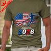 US Road To 2026 Tt Shirt International Football Games Design Patriotic Soccer Player Graphic Men Tee Soccer Gift for Fans