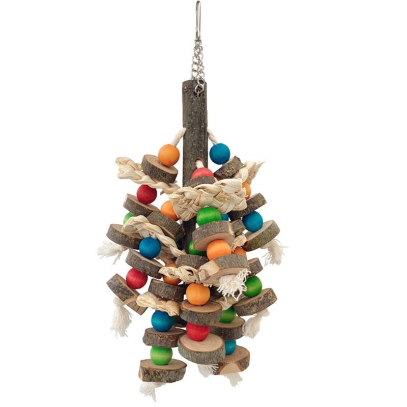 Interactively Bird Molar Toy Help Maintain Healthy Beak and Provide Extended Fun Safe Materials Perfect for Parrot Bird