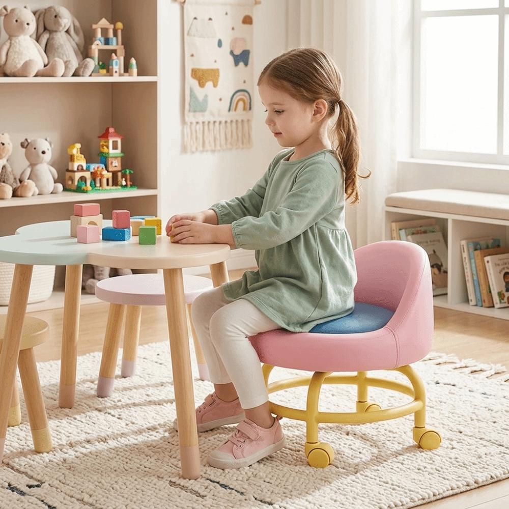 Anti-Slip Low Stool Plastic Small Chair Sturdy Portable Chair Kids