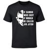 Sambo Jiu Jitsu Quote Martial Arts Fighter Portrait Graphic Man's T-Shirt