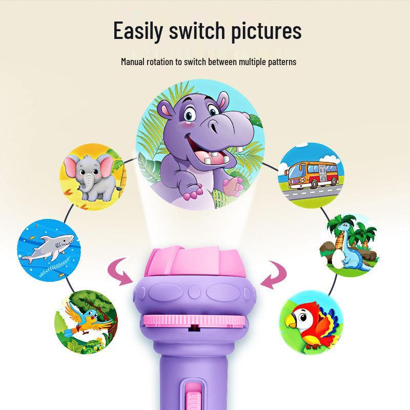 Kids' Educational Luminous Projection Flashlight Toy