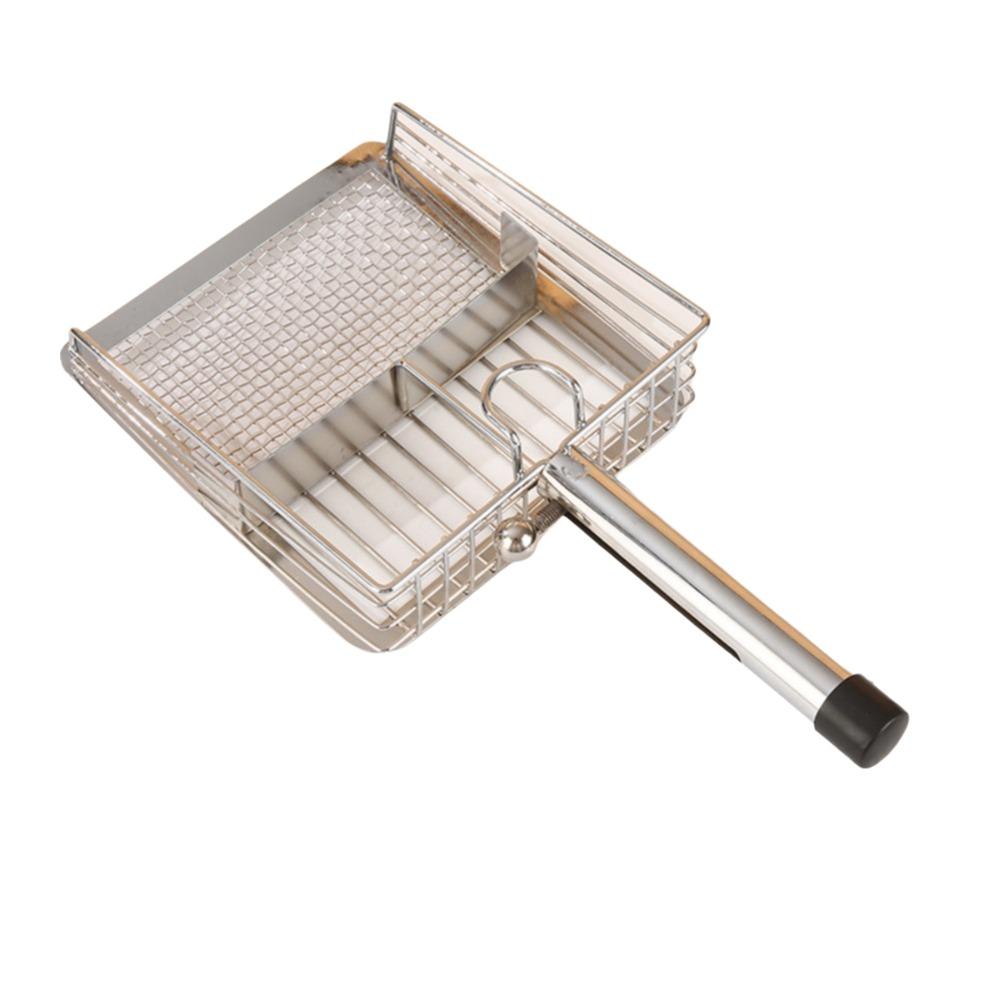 Stainless Steel Cat Litter Shovel Fine Hole Push-pull Design Pet Waste Picker Fast Sifting Ergonomic Handle