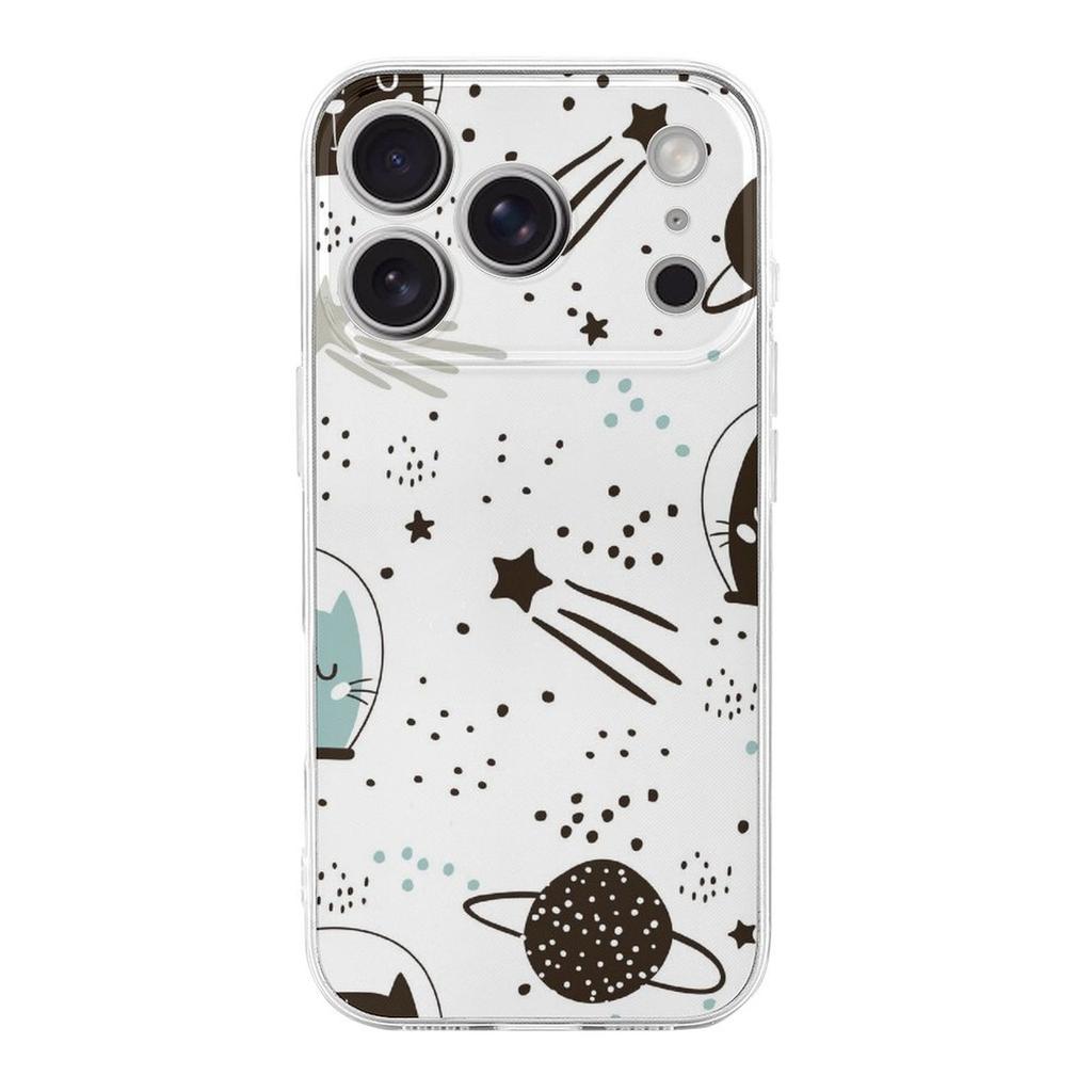 1 Pack For Iphone 17/17Air/17Pro/17ProMax Slim TPU Protective Case With Anti-Fingerprint Coating, Cushion Corners And Clear Fit