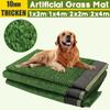 10mm Indoor/Outdoor  Artificial Grass Mat Fake Lawn Synthetic Green Yard Garden Army Green