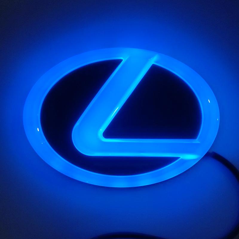 LED Luminous 4D Emblem Light for Lexus Cars