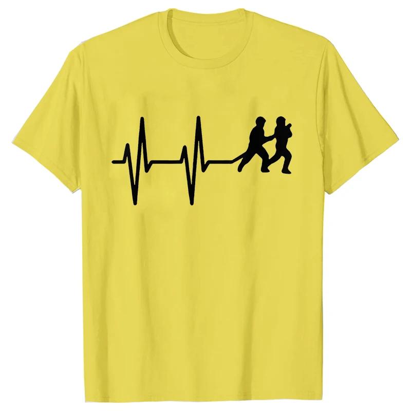 Casual Men's Clothing Fireman Heartbeat Firefighter T-Shirt Men T Shirt Fire Worker Rescue Short Sleeve Tees Short Sleeve Tops