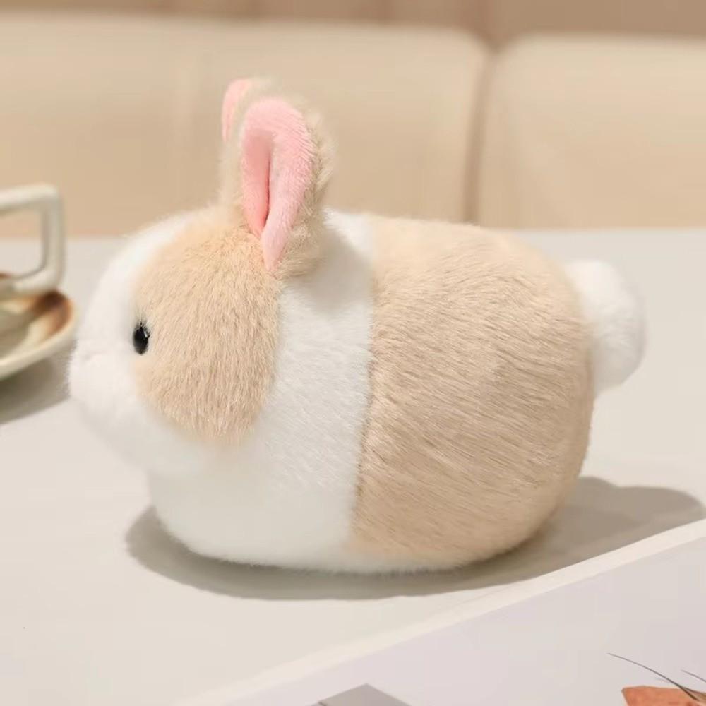 Fluffy Bunny Stuffed Animal Round Plush Rabbit Doll Kawaii Rabbit Plush Toy Home Decor