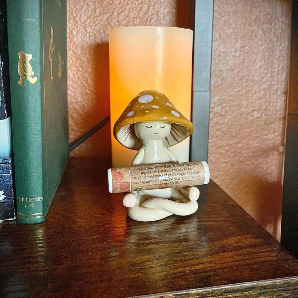 Имитация гриба, настольное украшение, смола, миниатюрные фигурки грибов, домашний декор
