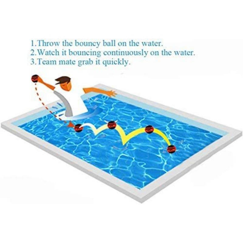 2 шт. Отличный мяч для прыжков, мяч для прыжков в воду создаст незабываемые воспоминания с друзьями и семьей на пляже, озере или бассейне, идеально подходит для всех возрастов