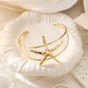 Conch Shell Open Arm Bangle Bohemian Armband Fashion Starfish Bracelet  Party