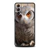Cartoon Girl Gifts Lovely Owl Phone Case For Samsung Galaxy S23 S22 S21 S20 FE Ultra 5G S10 S10E S9 S8 Plus 10 20 Cover Bumper