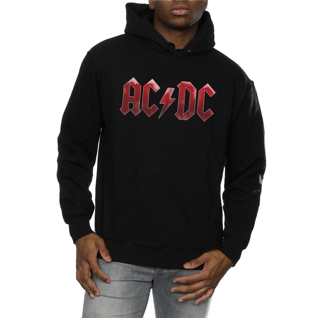 AC/DC Mens Ice Logo Cotton Hoodie