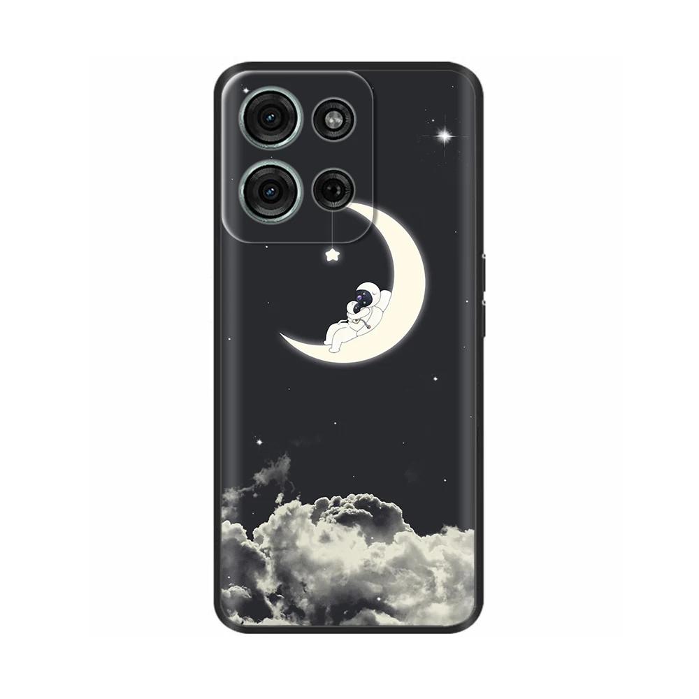 Для Motorola Moto G75 Чехол для Moto G35 G55 G15 Милые Расписные Мягкие Чехлы Задняя Крышка Телефона Для Motorola Moto G75 5G MotoG75 Fundas