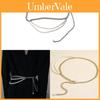 Gold And Silver Metal Waist Chain For Women With Lobster Clasp For Summer Fashion Accessory