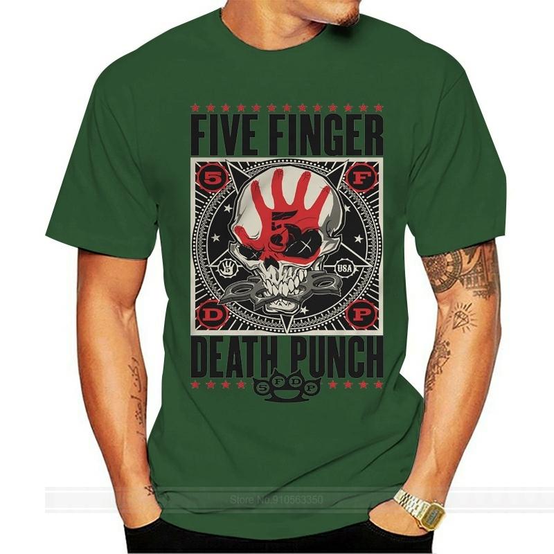 Summer Short Sleeve Plus Size Death Punch Ffdp Unisex White Tshirt Rock Band Shirt Tee Tee Shirt