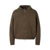 Mens High Street American Hooded Zip Knit Cardigan Warm Winter Sweater