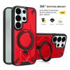 For Magsafe Magnet Stand Magnetic Armor Phone Case For Samsung S26 S25 Ultra Edge S24 FE S23 Plus A56 A55 A54 A53 A52 A05S Cover