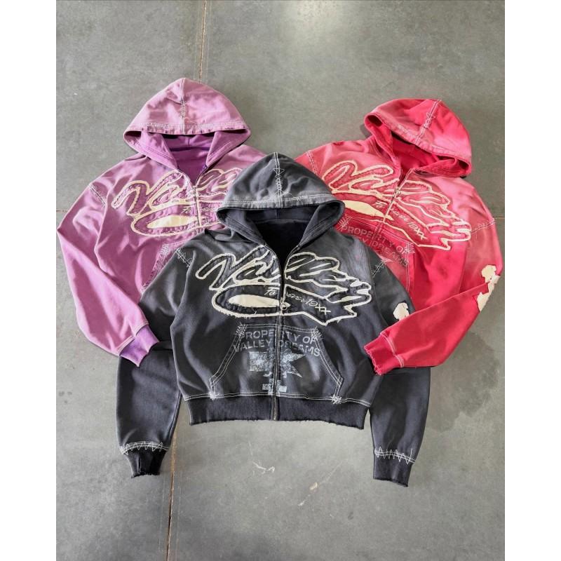 Vintage 3D Print Hoodie Unisex Loose Fit Streetwear Sweatshirt Men Women