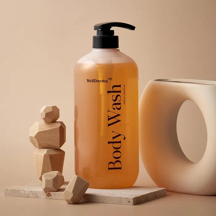 НОВЫЙ гель для душа Wellderma Life Lemon Tree 1000 мл