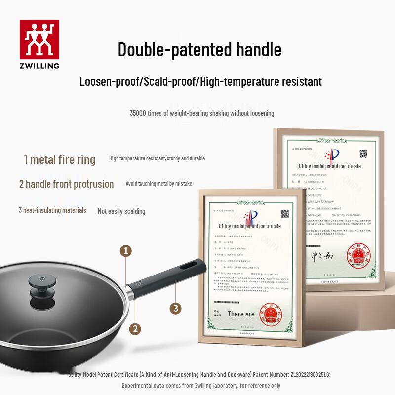 Zwilling SILVER Series Fine Iron Wok
