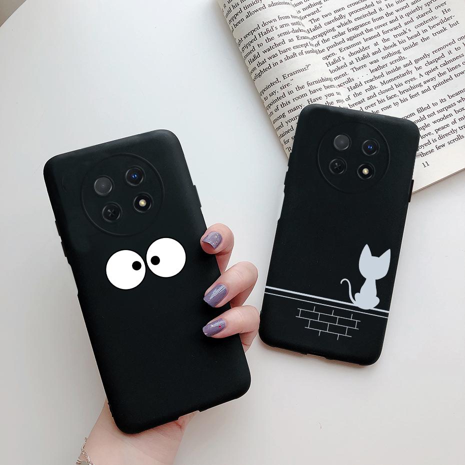 Чехол для Huawei Nova Y91 2023, милый мультяшный кот, Funda, мягкая силиконовая задняя крышка для Huawei NovaY91 Y 91 STG-LX1 STG-LX2, чехол для телефона