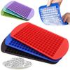 Silicone Mini Ice Cube Trays 160 Crushed Easy Release Small Ice Cube Mold for Whiskey Cocktail Kitchen Gadget Stackable Ice Tray