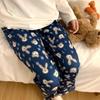 Женские тонкие свободные пижамные штаны весна/осень - удобный дизайн с японскими мультяшными героями для ношения в помещении и на открытом воздухе