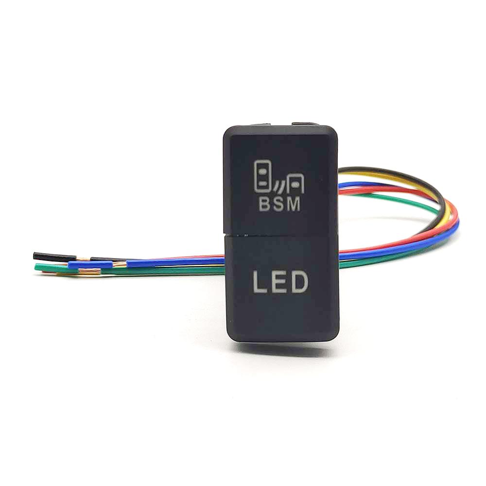 1Pc Car LED Light DRL Power Horn Mirror Heating Garage Door Double Switch For Toyota Land Cruiser Prado 120 FJ CRUISE LC76