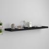 VidaXL Floating Wall Shelf Black 120x23.5x3.8 Cm MDF