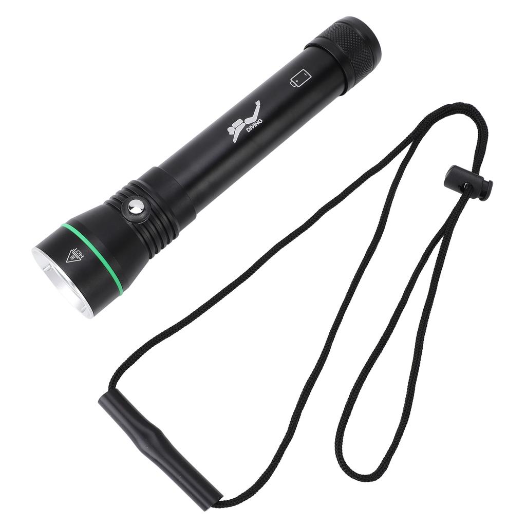 Фонарик для подводного плавания, супер яркий, 5 режимов, P50, светодиодный, подводный фонарь, водонепроницаемый IPX8, для дайвинга