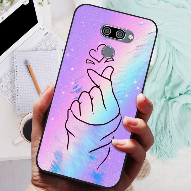 for LG K50 Q60 Case K 50 Soft TPU Silicone Phone Covers for LG Q60 LGK50 K 50 LGQ60 Case Bumper Q 60 Shockproof Coque Cover
