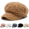 Женские береты из овечьей шерсти, осенне-зимняя модная универсальная шляпа, восьмиугольная кепка художника