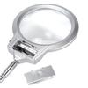 Large Lens Table Top Desk Lamp Lighted Magnifier Magnifying Glass With LED Light Clamp