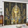 2 шт. Бесплатная доставка Древнеегипетский портрет искусства полузатеняющие оконные шторы для гостиной спальни домашний декор шторы