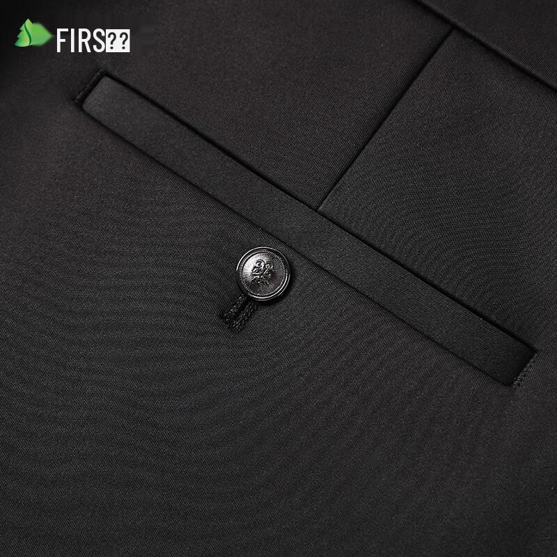 Мужские брюки Shanshan из толстой смесовой шерсти в стиле business casual прямого кроя