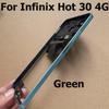 Для Infinix Hot 30 4G Средняя рамка Передняя рамка Задний корпус LCD Держатель Задняя панель Шасси X6831
