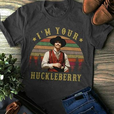 Футболка IM Your Huckleberry Футболка Tombstone Праздничная рубашка Doc Van K