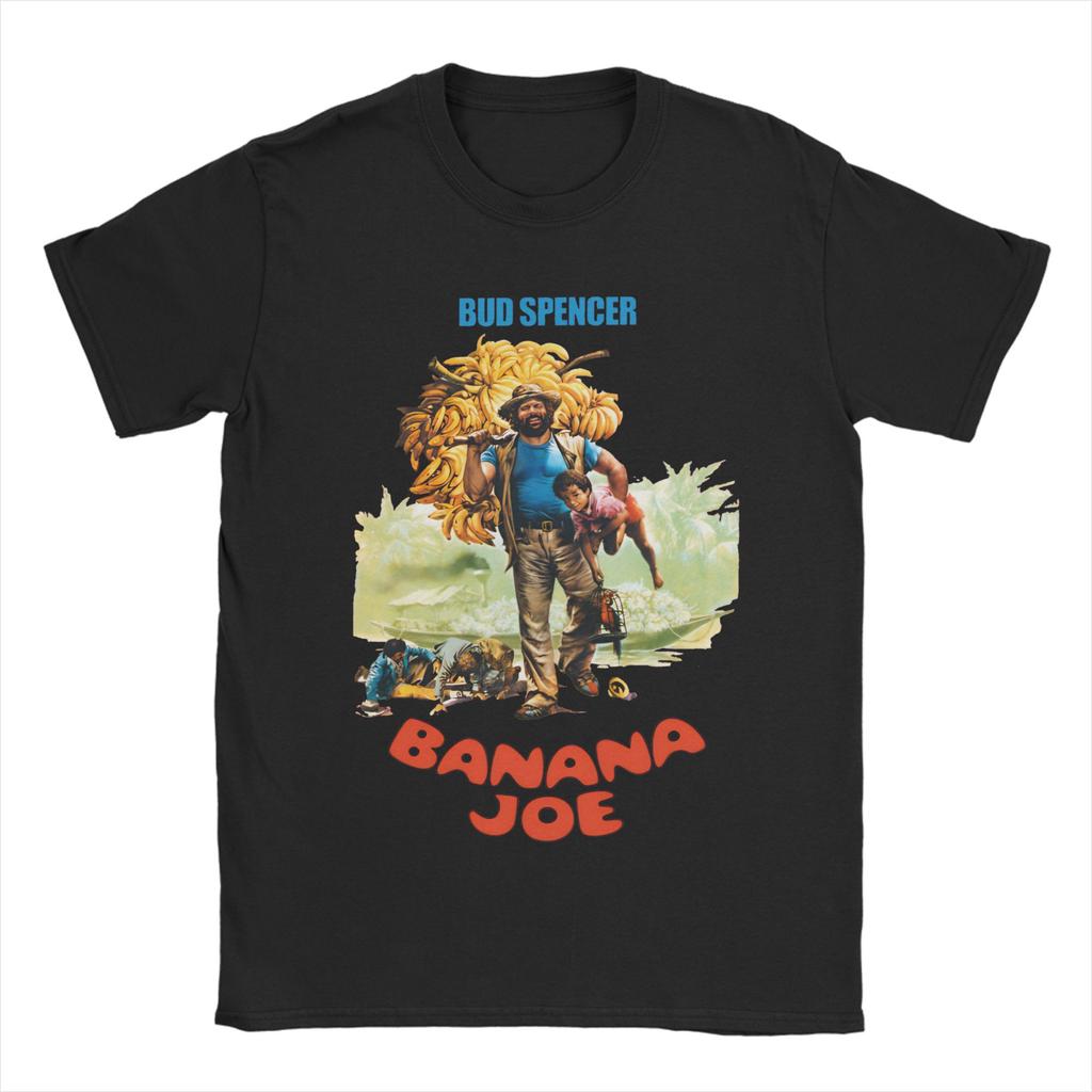 Spencer Bud film movie legend Pure Cotton T Shirt For Unisex Beach  Streetwear T Shirts Round Neck Harajuku Tee Shirt Clothing
