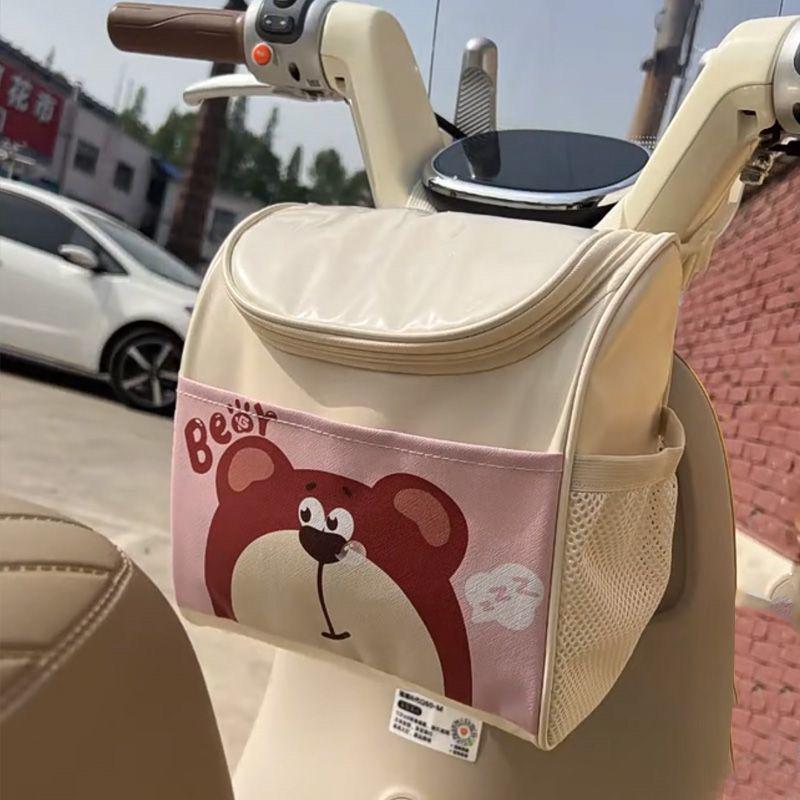 Waterproof Front Hanging Storage Bag for Electric Vehicles and Bicycles