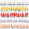 Engaging HO Scale Painted Figures for Model Trains 50pcs Model People Passenger
