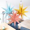 Nine Pointed Star Hanging Ornaments Hanging Paper Stars Paper Flower Crafts Party Decor