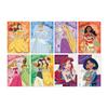 ENSKY Disney Princess Clear Card Collection Gum, Grape Flavor, Candy Toy [Box Set of 16]