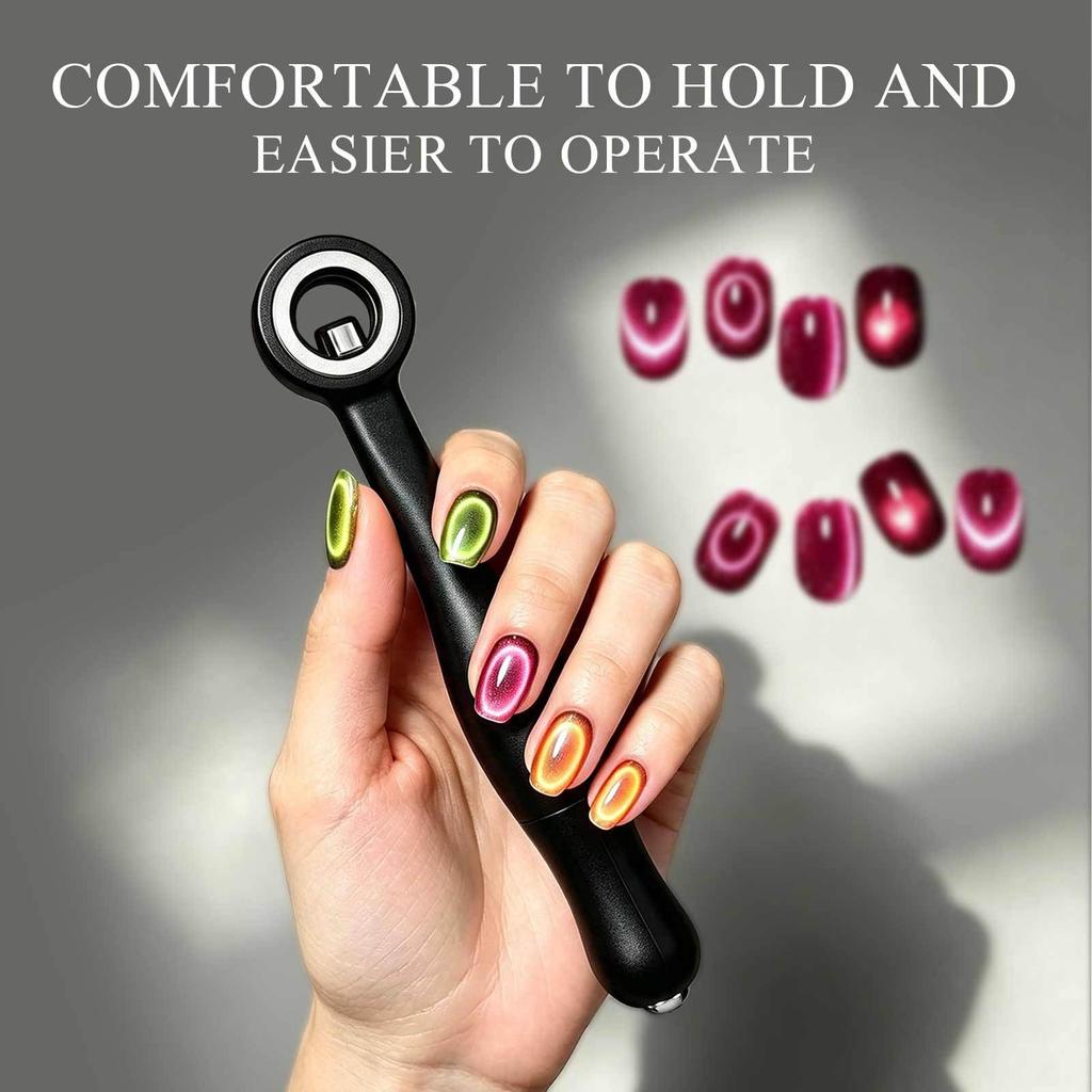 Manicure Cat Eye Magnet Gourd Stick Strong Magnetic Manicure Tool Three-in-one Cat Eye Strong Thick Magnet