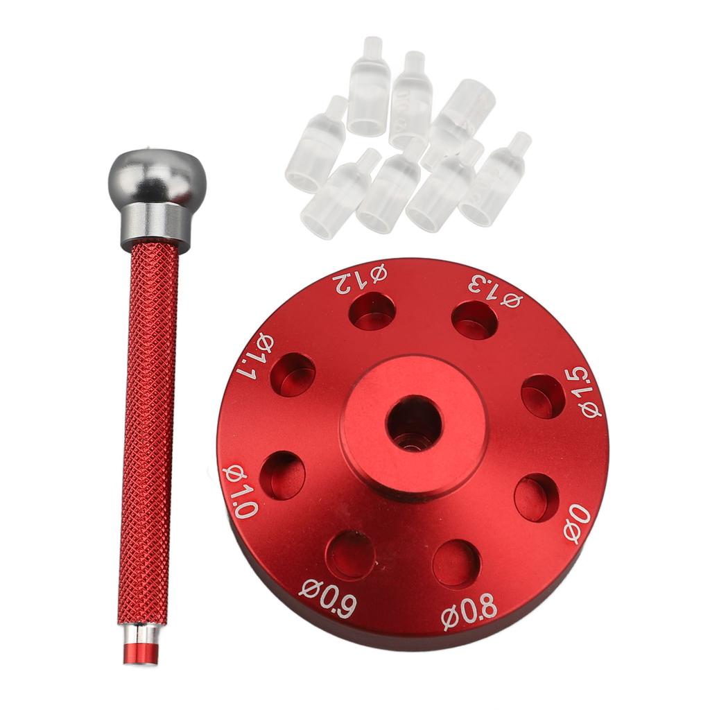 Инструмент для установки стрелок часов, стальной, с 8 насадками для установки, для часовщика