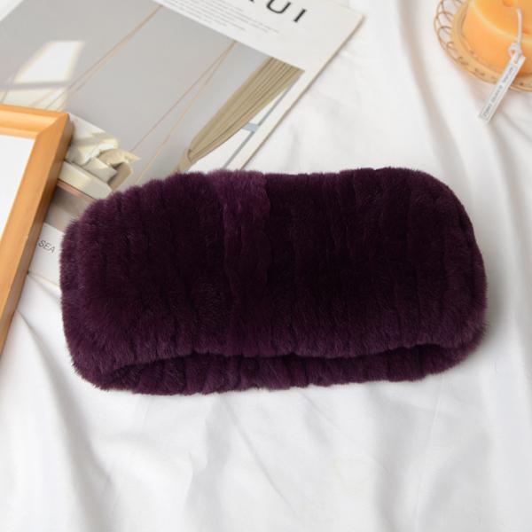 Ew зимний уличный женский шарф из натурального меха кролика рекса, шарфы из натурального густого меха, российские теплые повязки на голову из 100% натурального меха кролика рекса