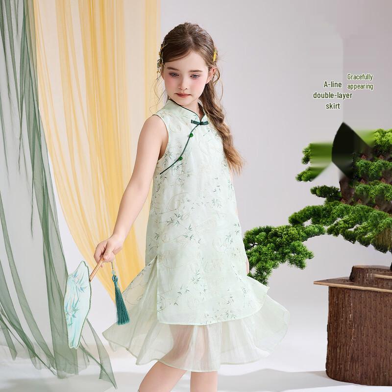 ASK JUNIOR Детское sleeveless ципао в китайском стиле